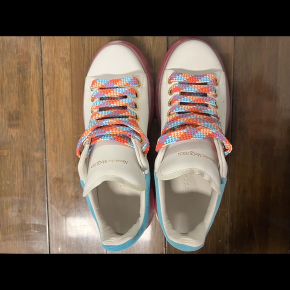 Alexander McQueen TriColor Sneaker Size 37.5 - Picture 2 of 7